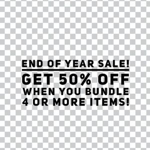 End of year sale!